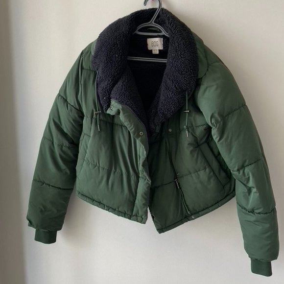 BDG Oversized Sherpa Puffer Jacket - Picture 3 of 6